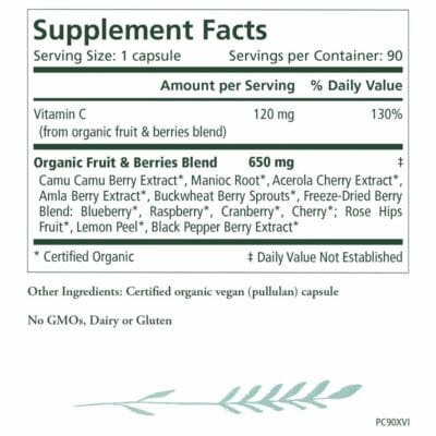 pure synergy pure radiance vitamin C 90 capsules ingredients 1