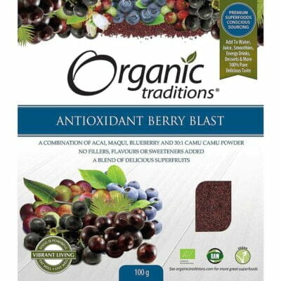 organic traditions antioxidant berry blast