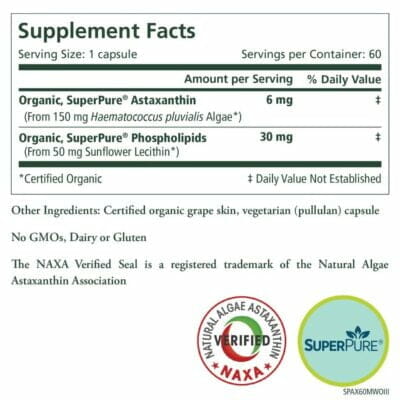 pure synergy superpure astaxanthin ingredients