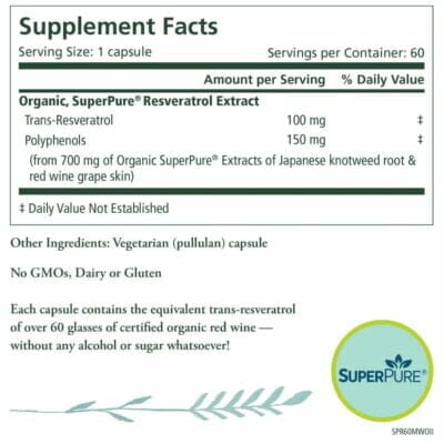 pure synergy superpure resveratrol ingredients