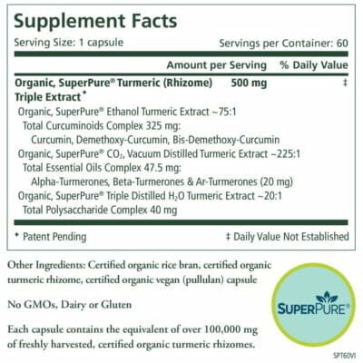 pure synergy superpure turmeric ingredients
